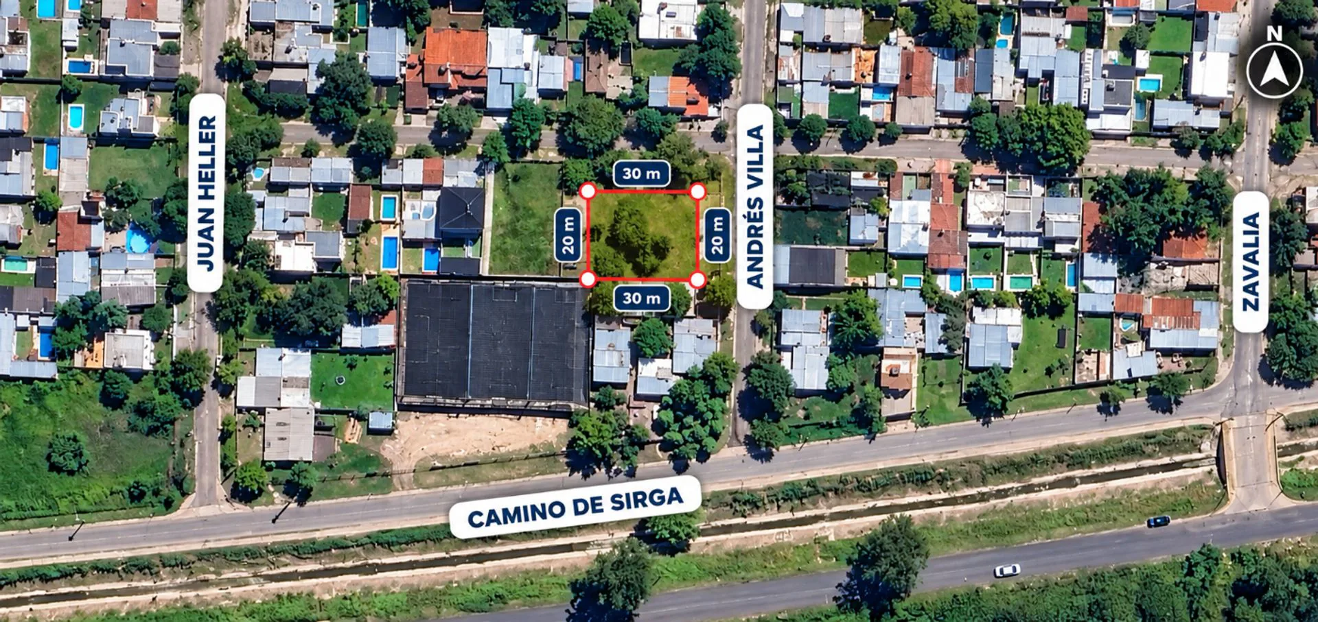 VENTA TERRENO ZONA CAMINO DE SIRGA- YB- 600M2