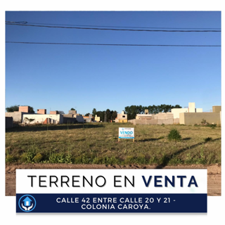 TERRENO EN VENTA: COLONIA CAROYA foto 1