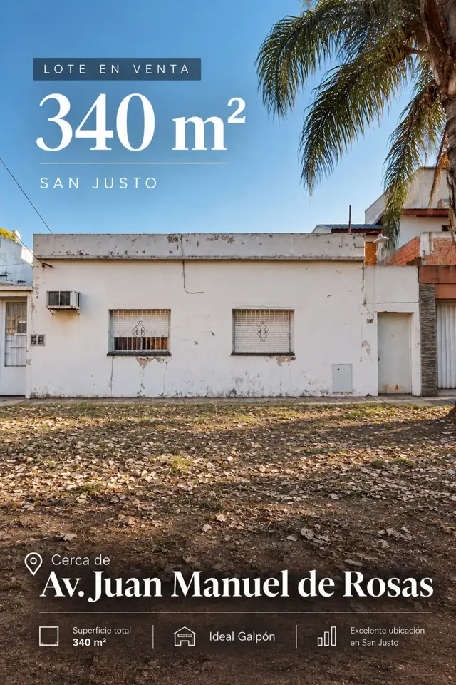 VENTA LOTE EN SAN JUSTO
