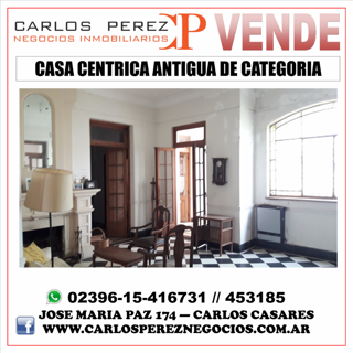 CASA CÉNTRICA, ANTIGUA, DE GRAN CATEGORÍA foto 1