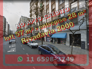 Departamento en Venta en Balvanera loft 57 m2 + entrepiso 28 m2 - Rivadavia 2000 foto 1