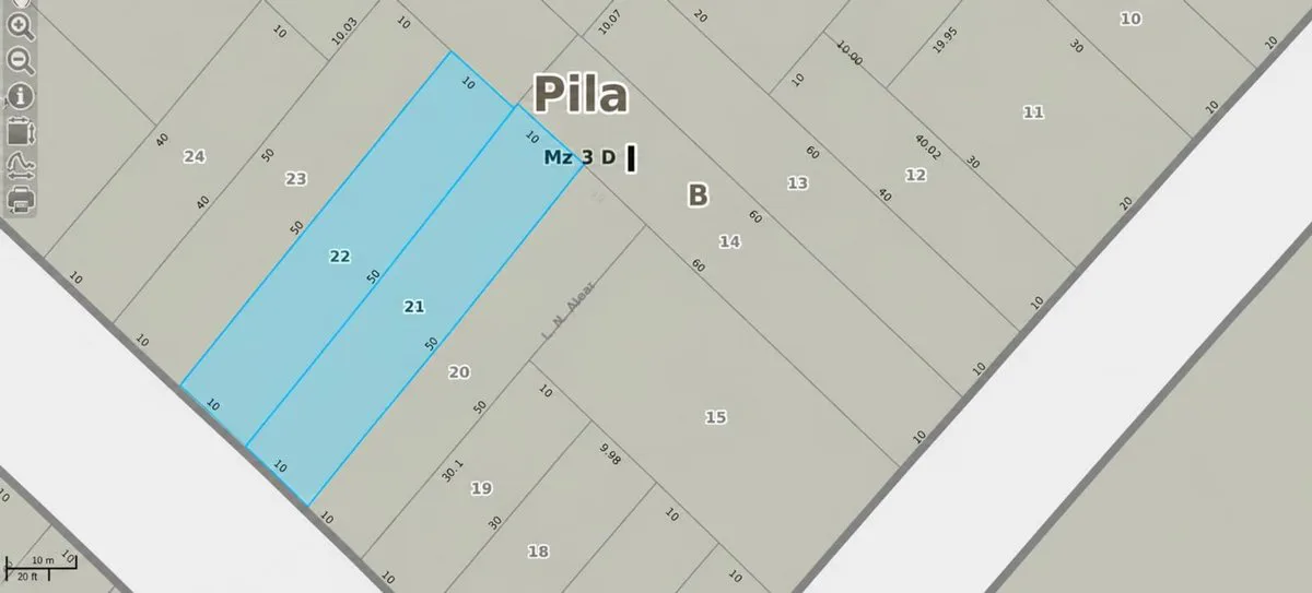 LOTE EN VENTA EN PILA - 1000 m2- foto 2