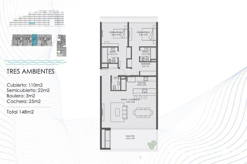 Departamento en venta de 3 ambientes con vista al rio foto 4