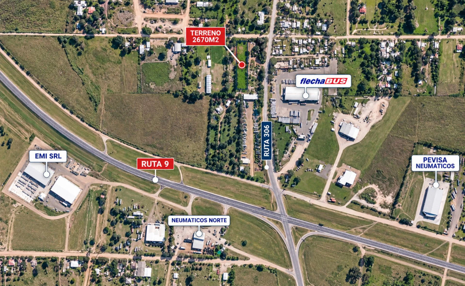 VENTA TERRENO 2700M2-RUTA 306 Y RUTA 9- VALLISTOS foto 2