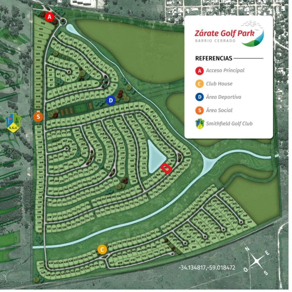 Lote a Laguna en Barrio privado Zárate Golf Park foto 3