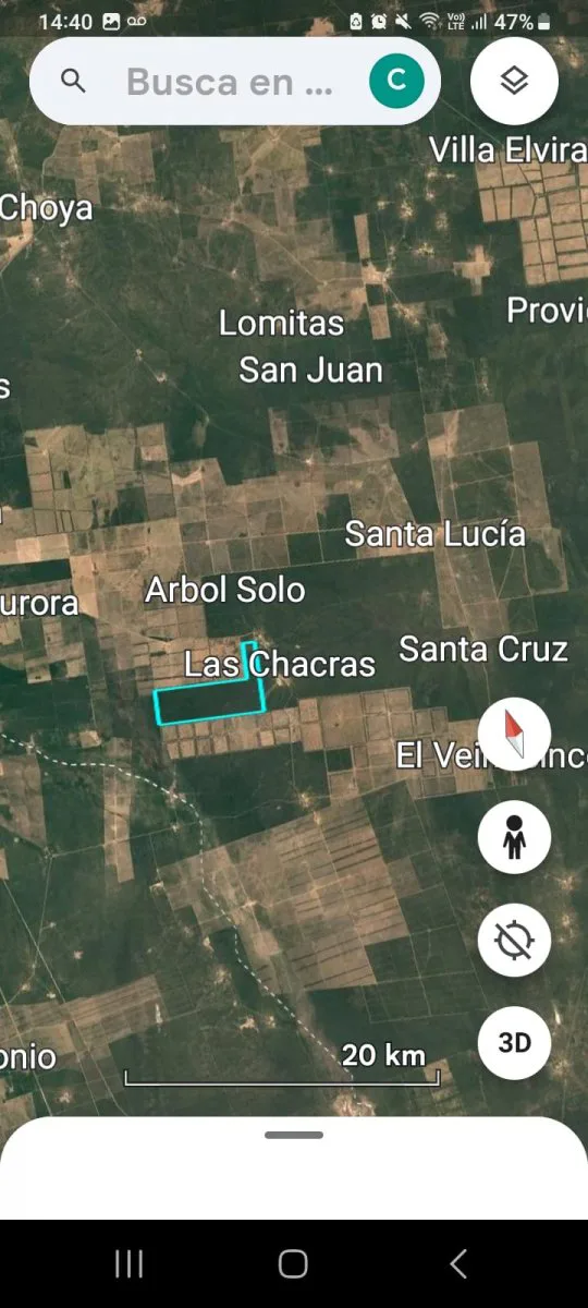 Venta de lote de campos de 1.600 HAS y 600 HAS (2.200 HAS total) en La Paz, Catamarca foto 2