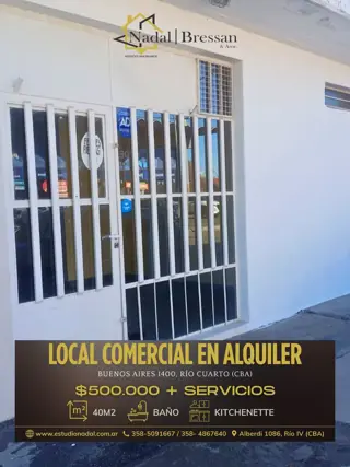 LOCAL COMERCIAL EN ALQUILER CALLE BUENOS AIRES A MTS DE PLAZA MOJICA foto 1