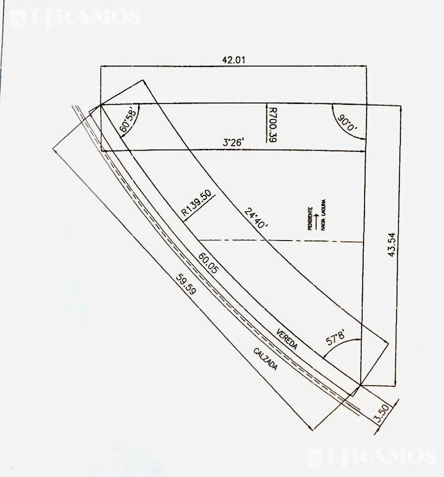 ÚNICO, Lote de 1051 m2 a la laguna  en venta  en Santa Bárbara. foto 4