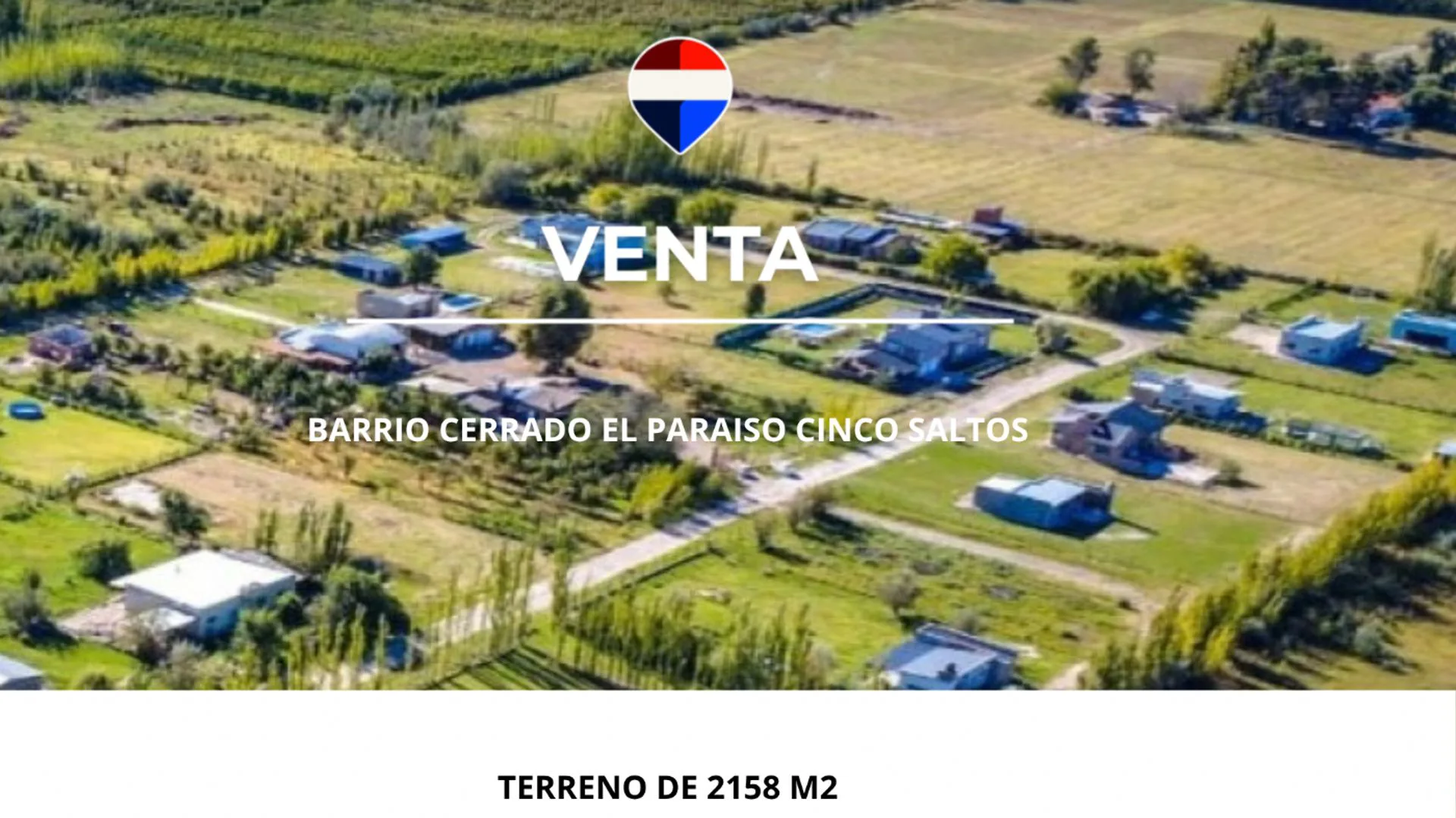 VENTA LOTE CINCO SALTOS