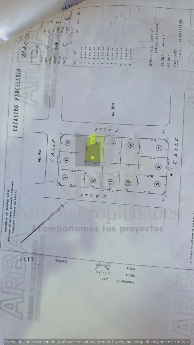 TERRENO EN MARCOS PAZ DE 1200M2 foto 5