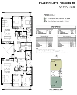Av. Pelllegrini 400 - Departamento de 2 dormitorios  mas comodín en venta  - Martin Rosario foto 5