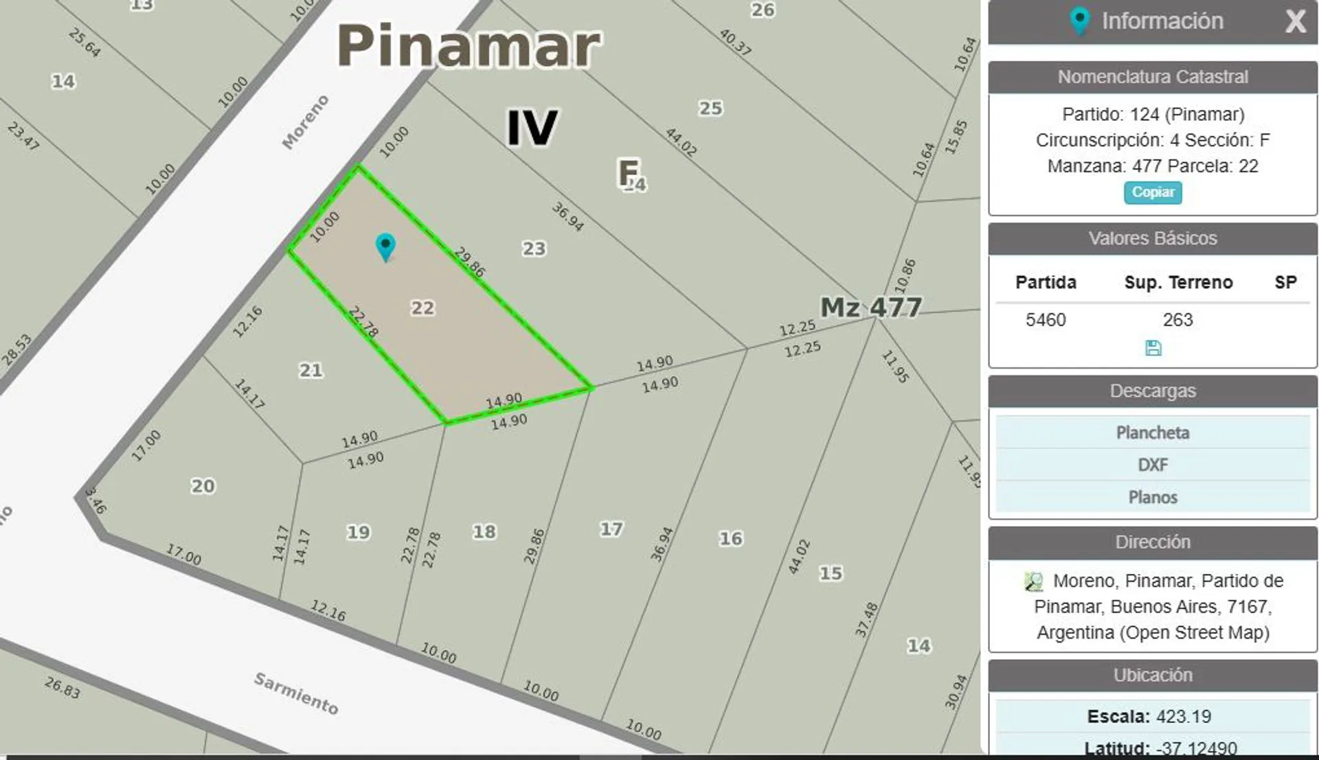 Venta Lote en Mar de Ostende 4 cuadras del mar foto 5