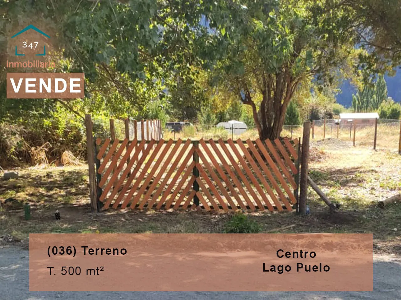 (036) LAGO PUELO centro LOTES de 500 mts2