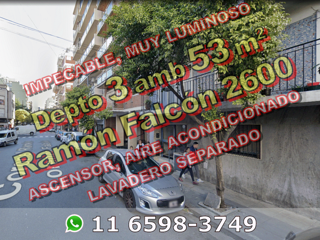 Departamento en Venta en Flores 3 ambientes 53m2 + lavadero separado cubierto, lateral - Ramón Falcón 2600 foto 1