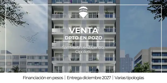 VENTA DEPARTAMENTO EN POZO INVERSIÓN CIPOLLETTI
