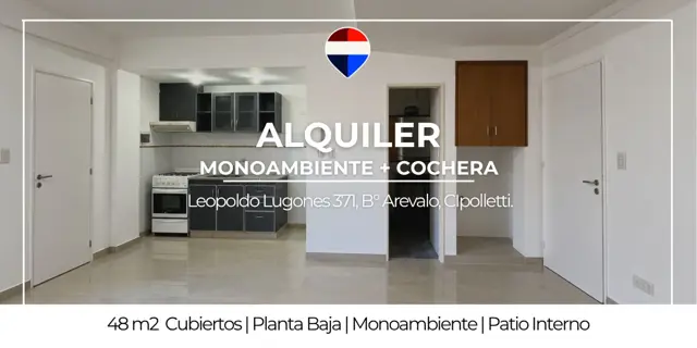 ALQUILER DEPARTAMENTO PLANTA BAJA - CIPOLLETTI