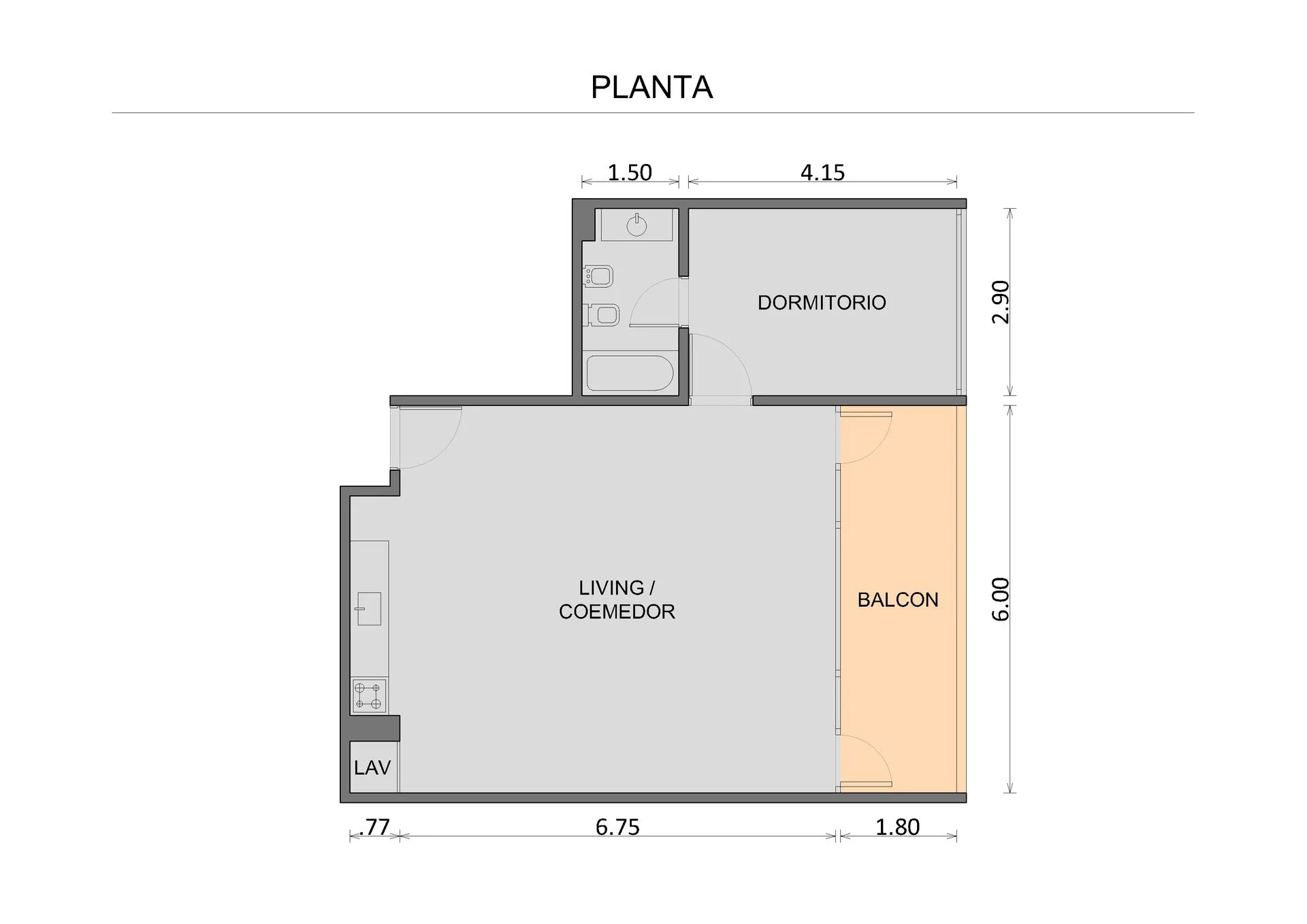 VENTA DEPARTAMENTO 2 AMBIENTE VILLA CRESPO COCHERA foto 2