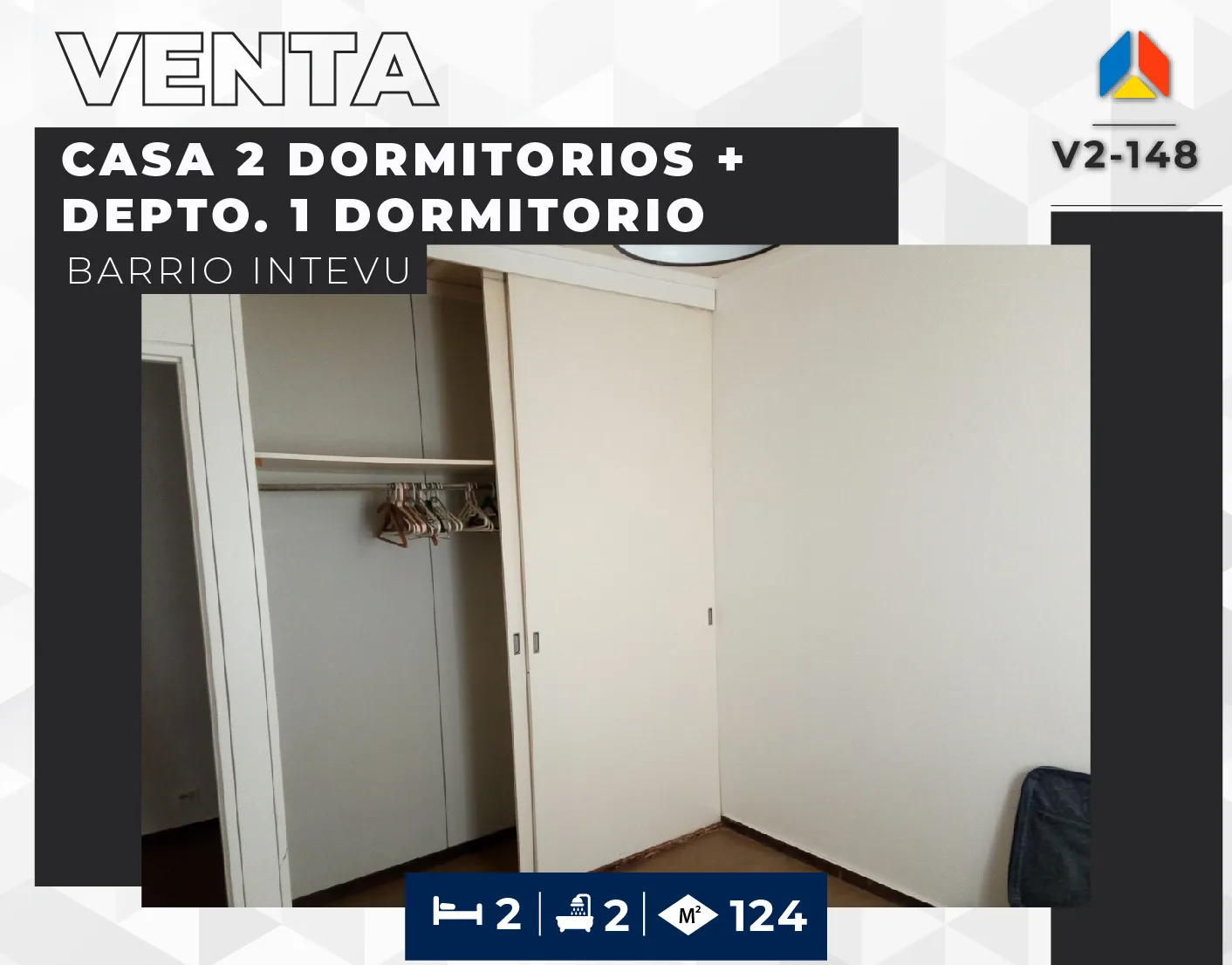 Casa dos dormitorios – Barrio Intevu foto 2