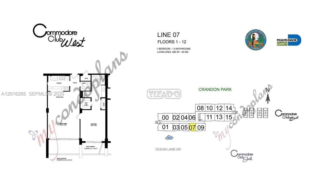 155 Ocean Lane Dr #707 100 foto 5