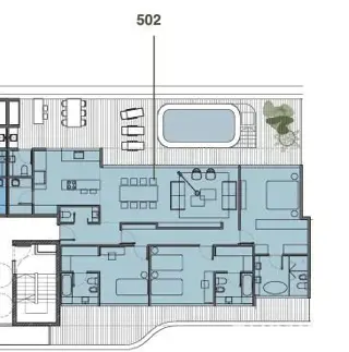 Departamento de 4 ambientes en venta en Puertos del Lago foto 3