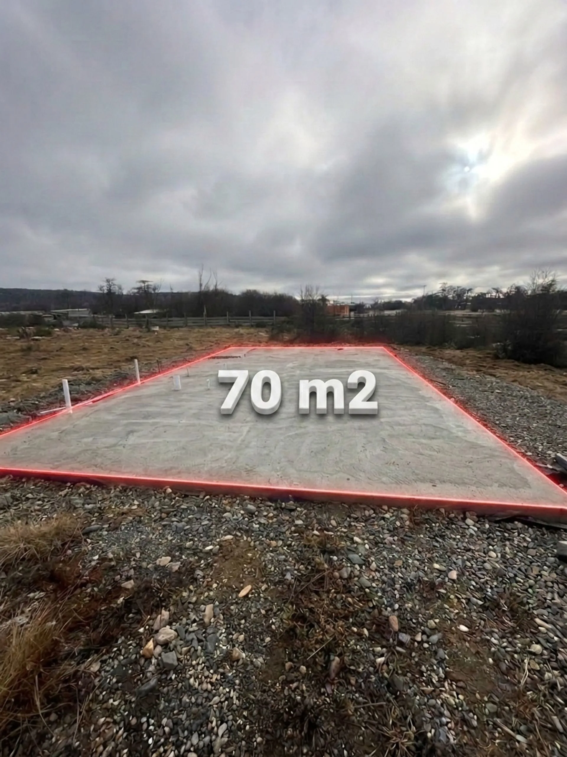 Lote de 595 m² CON PLATEA CONSTRUIDA 70 m2 foto 2