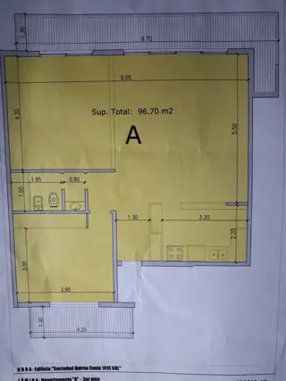 Quirno Costa y Lavalle  - 3 amb c/balcones amplios - Venta con renta foto 1