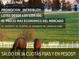Lotes en Barrio Privado Cañuelas Park de 800m2 a 1500m2 foto 4