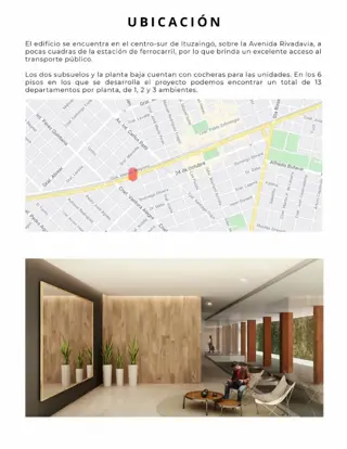 VENTA - EXCLUSIVOS PISOS, DPTOS MONOAMBIENTES, DOS Y TRES AMBIENTES EN ITUZAINGO (RIVADAVIA al 22.200) foto 2