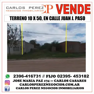 GRAN LOTE DE TERRENO EN VENTA DE 10 X 50 MTS foto 1
