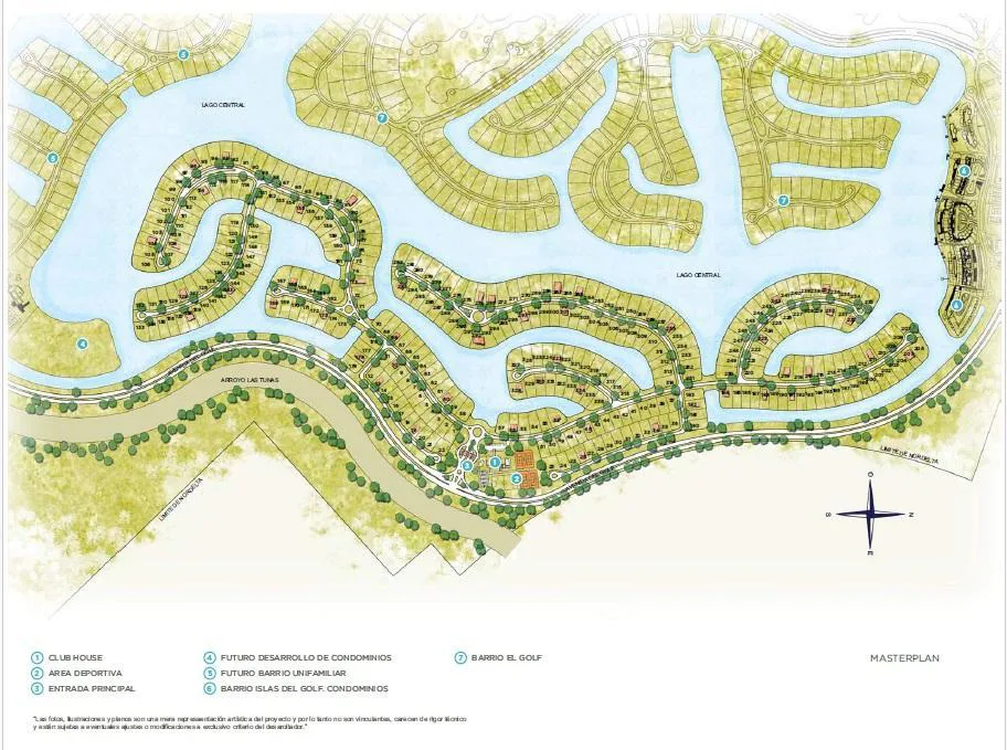 Lote a la laguna de 1013 m2 en venta en Virazón, Nordelta foto 2