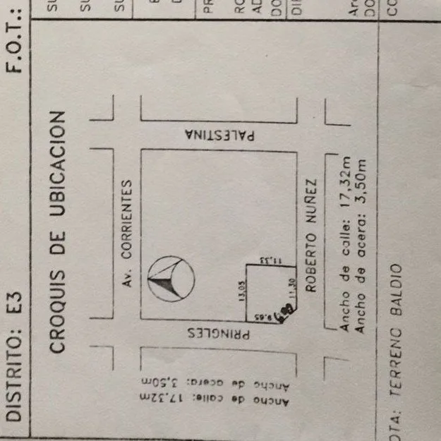 ALMAGRO - VENTA TERRENO EN ESQUINA - PRINGLES AL 700 foto 3