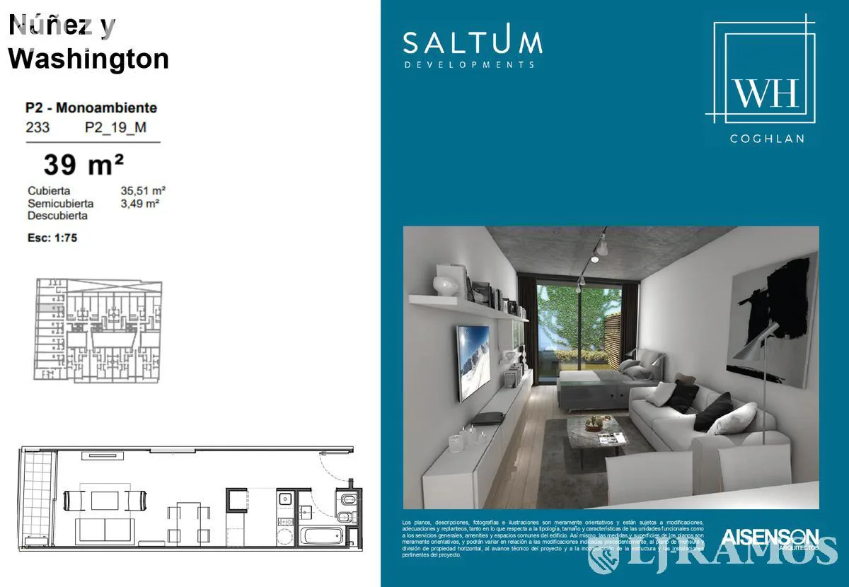 Venta Departamento Monoambiente en Coghlan con balcón foto 4