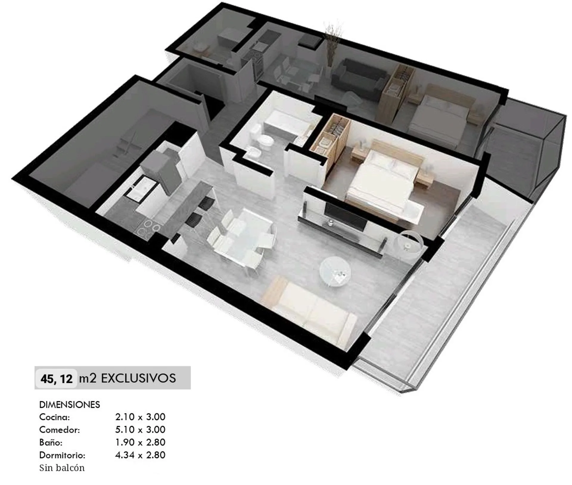 VENTA 1 Dormi Rio a Estrenar Arroyito. foto 5