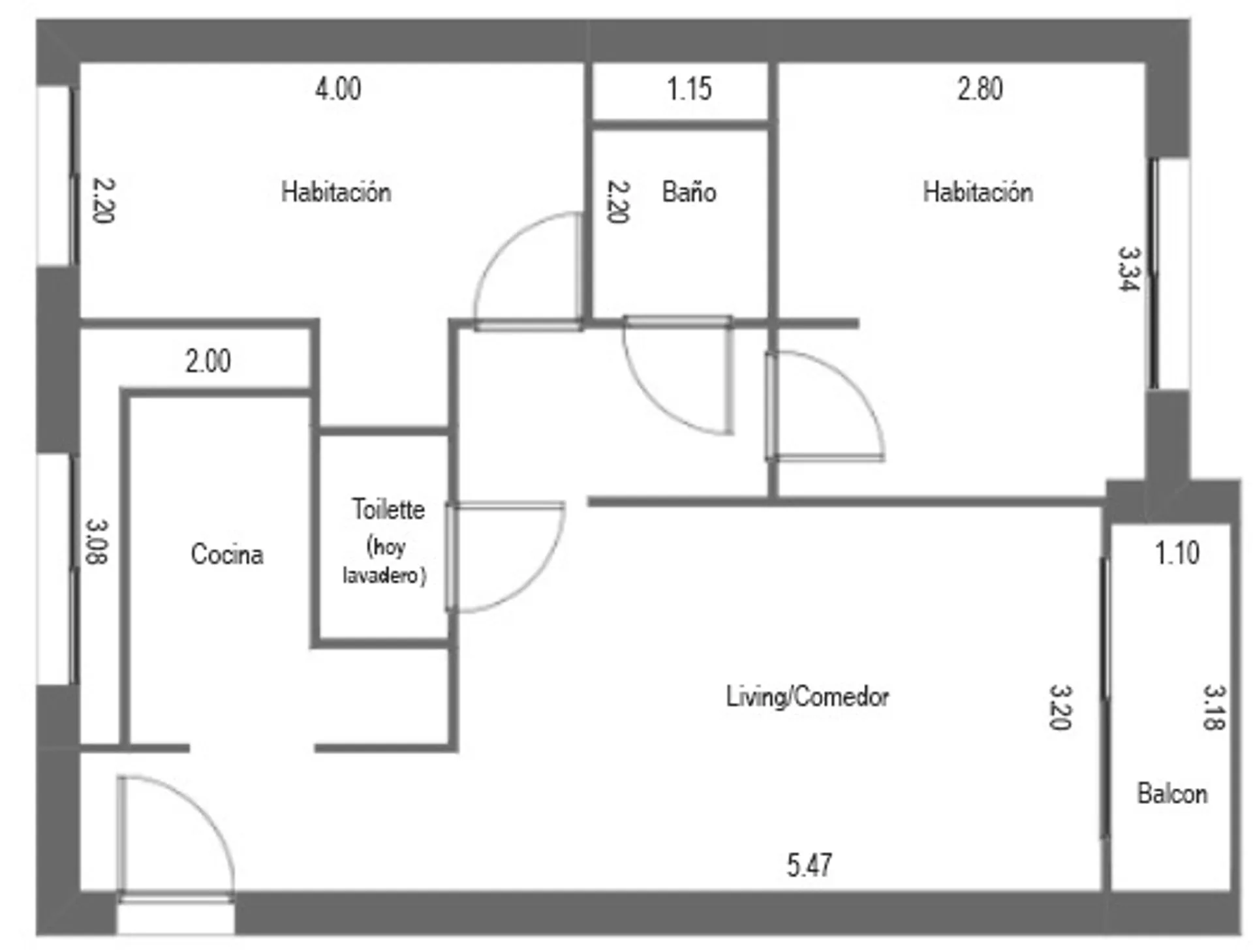 Dpto 3 amb en VENTA en ALMAGRO balcón y amenities foto 2