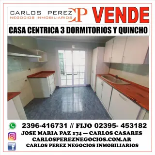 CASA DE 3 DORMITORIOS Y QUINCHO EN CALLE LAMADRID CASI LAVALLE foto 1
