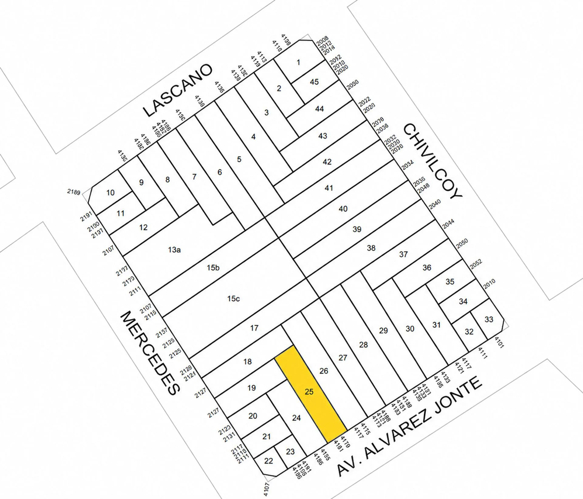 VENTA LOTE MONTE CASTRO 8,67 X 36 USAM sobre JONTE foto 3