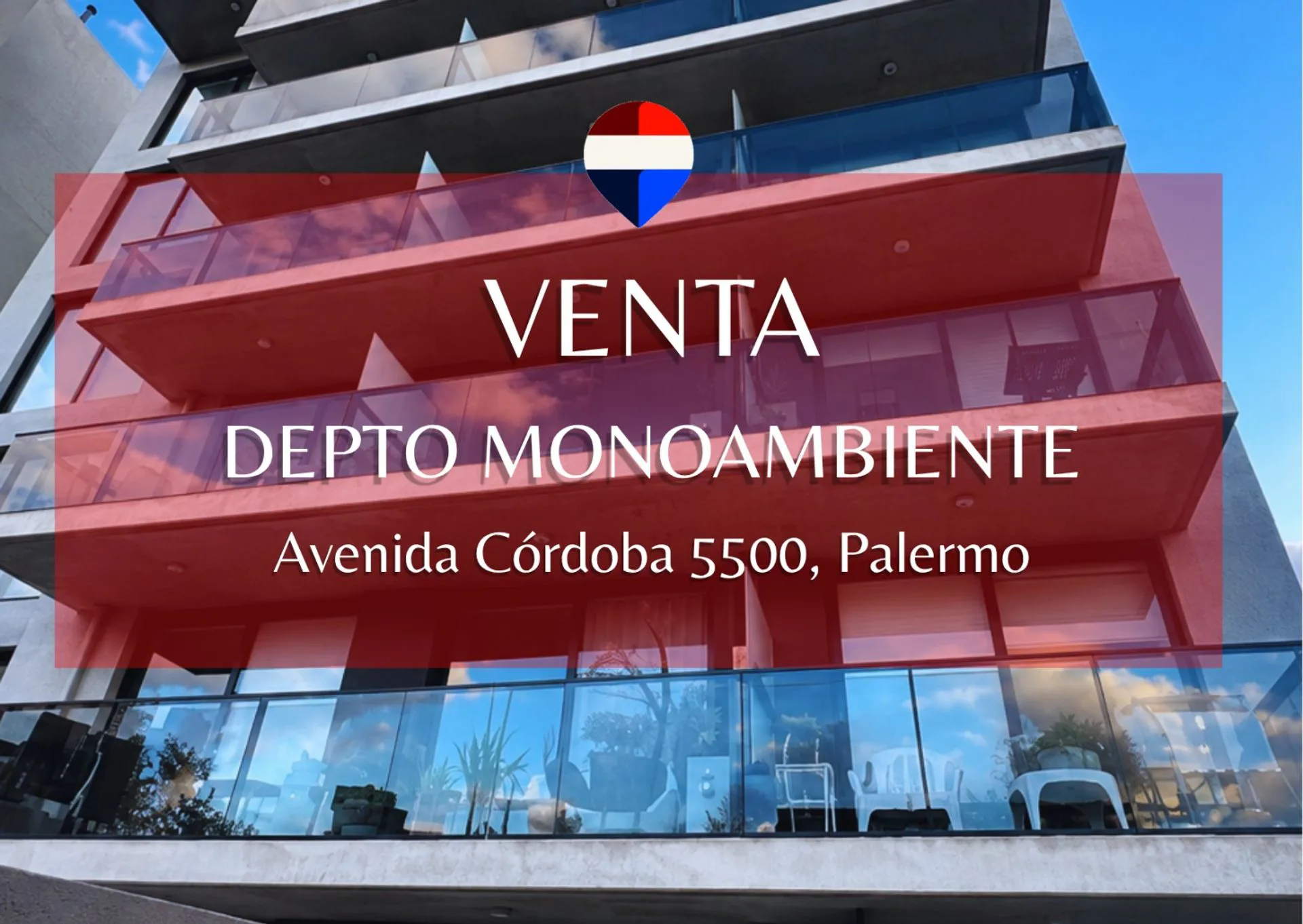 VENTA MONO AMBIENTE AL FRENTE CON COCHERA PALERMO
