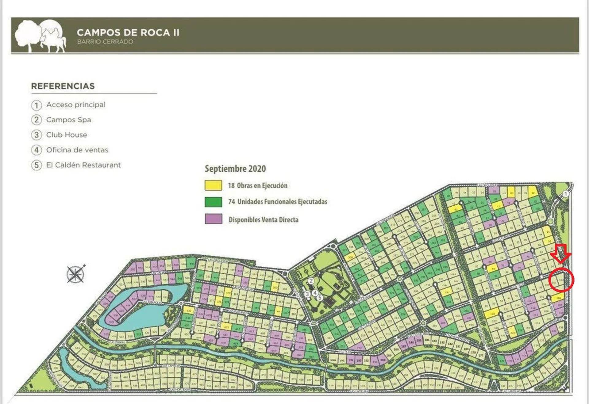 Venta Lote Campos de Roca II Brandsen foto 2