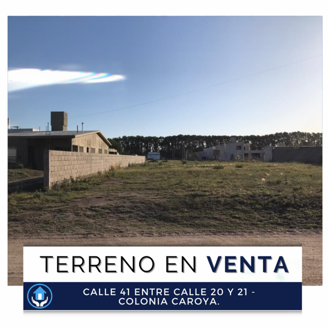 TERRENO EN VENTA: COLONIA CAROYA