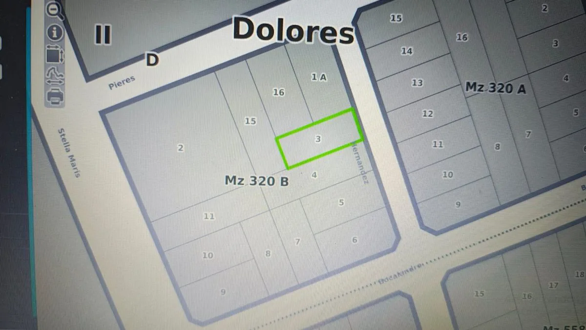 LOTE EN VENTA EN DOLORES