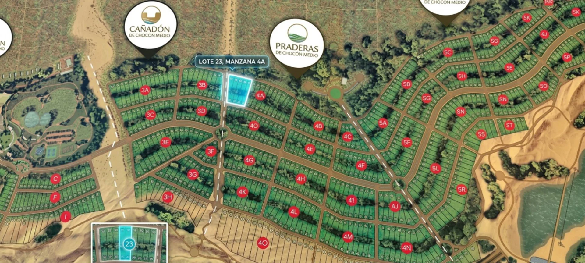 VENTA LOTE CHOCON MEDIO -PRADERAS foto 3