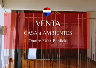 VENTA CASA 3 AMBIENTES-BANFIELD-APTA CREDITO foto 1
