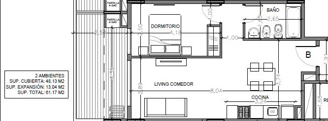 Departamento 2 ambientes a estrenar (en pozo) - Aizpurúa 3250 1°B, Villa Urquiza foto 5