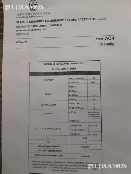 Terreno en Venta en Lujan - RUTA 6  N°1 foto 4