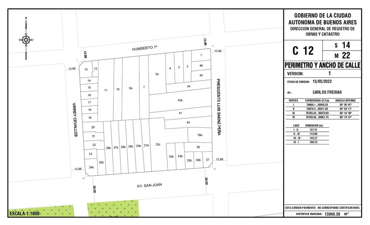 Terreno en venta. Constitucion. Corredor alto. foto 4