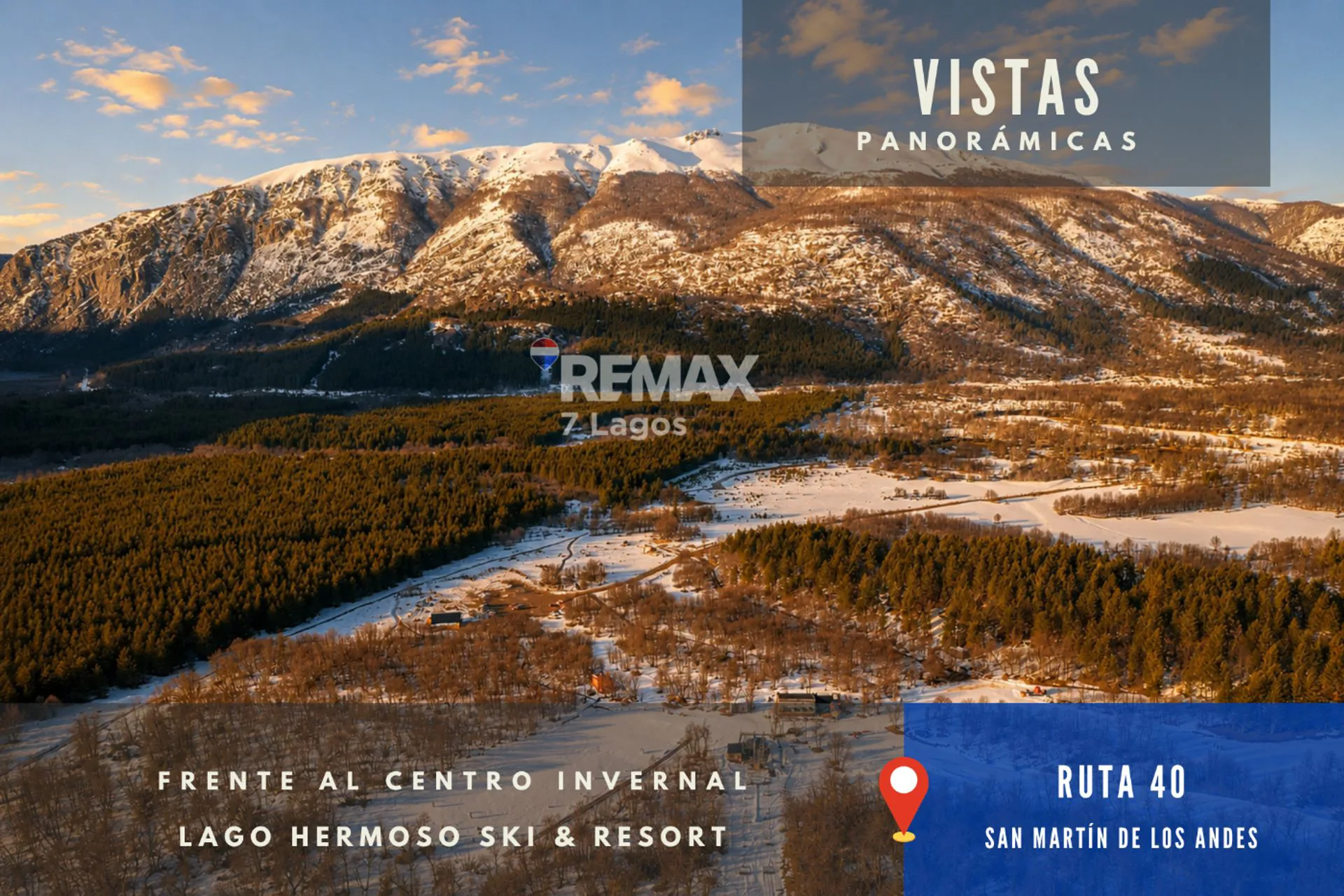 LOTE 2500 m2 FRENTE AL CENTRO DE SKI, RUTA 7 LAGOS foto 3