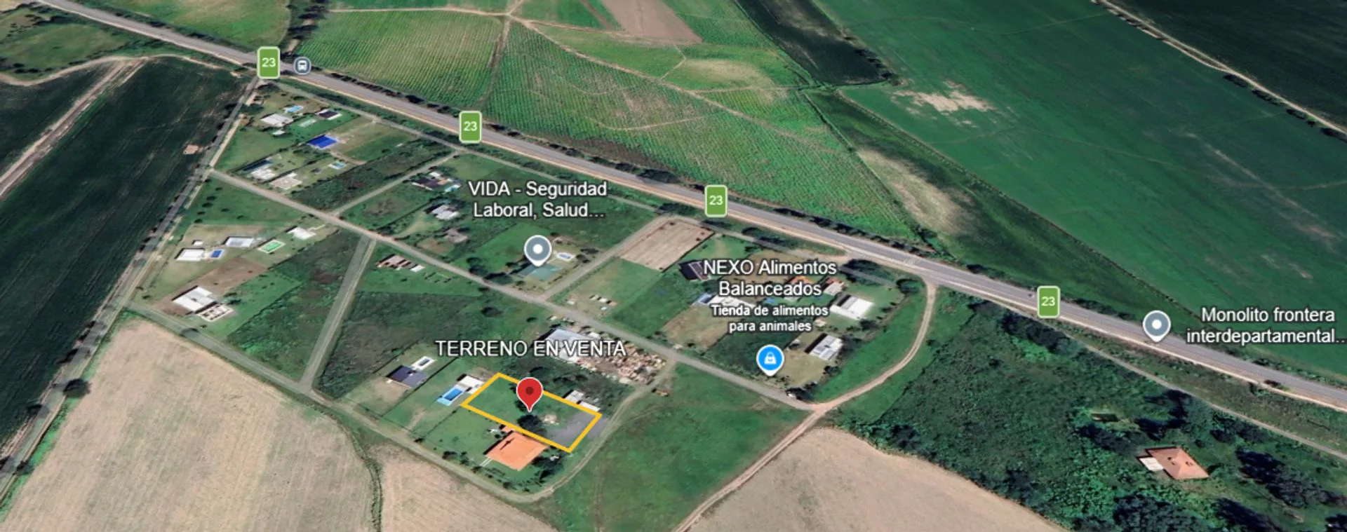 Venta terreno de 1.282 m2 cercado Loteo El Carmen foto 4