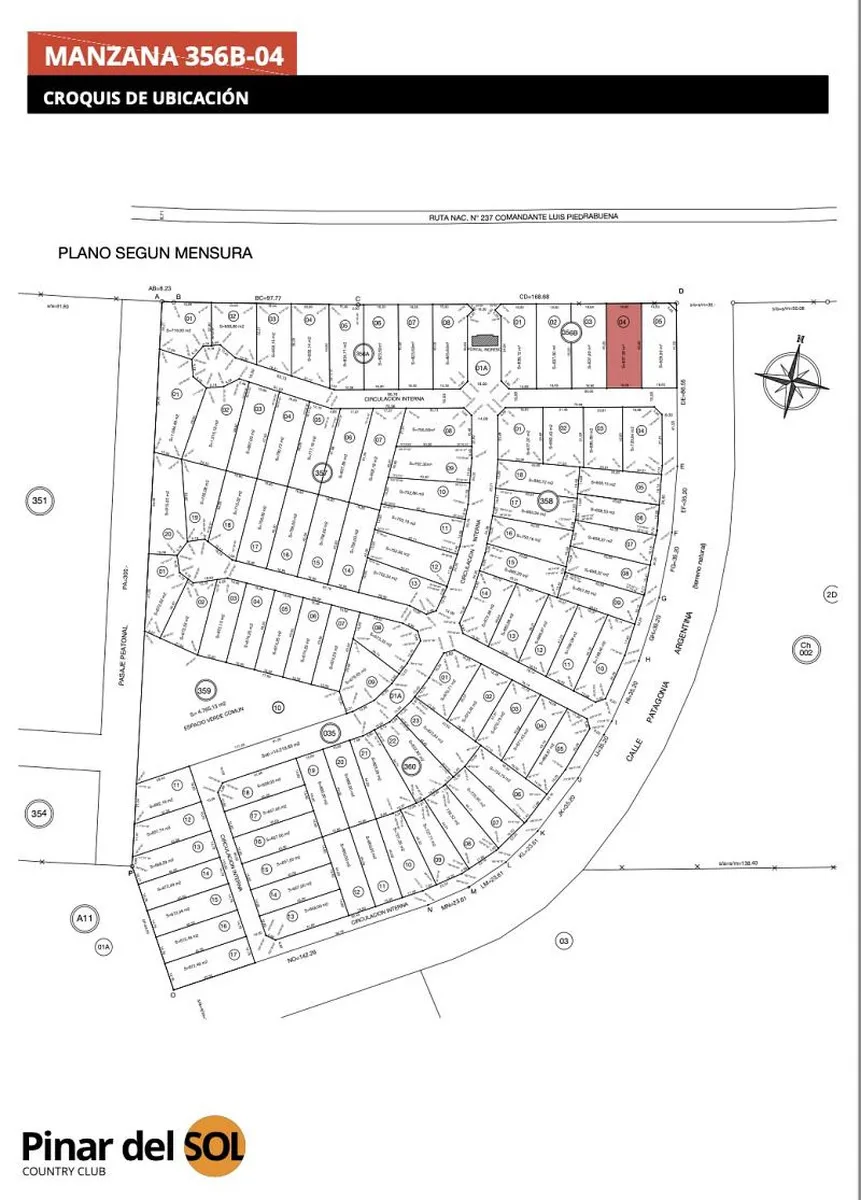 Ruta Nacional C. Luis Piedrabuena o - Lote: 4 - Manzana: 356b foto 2