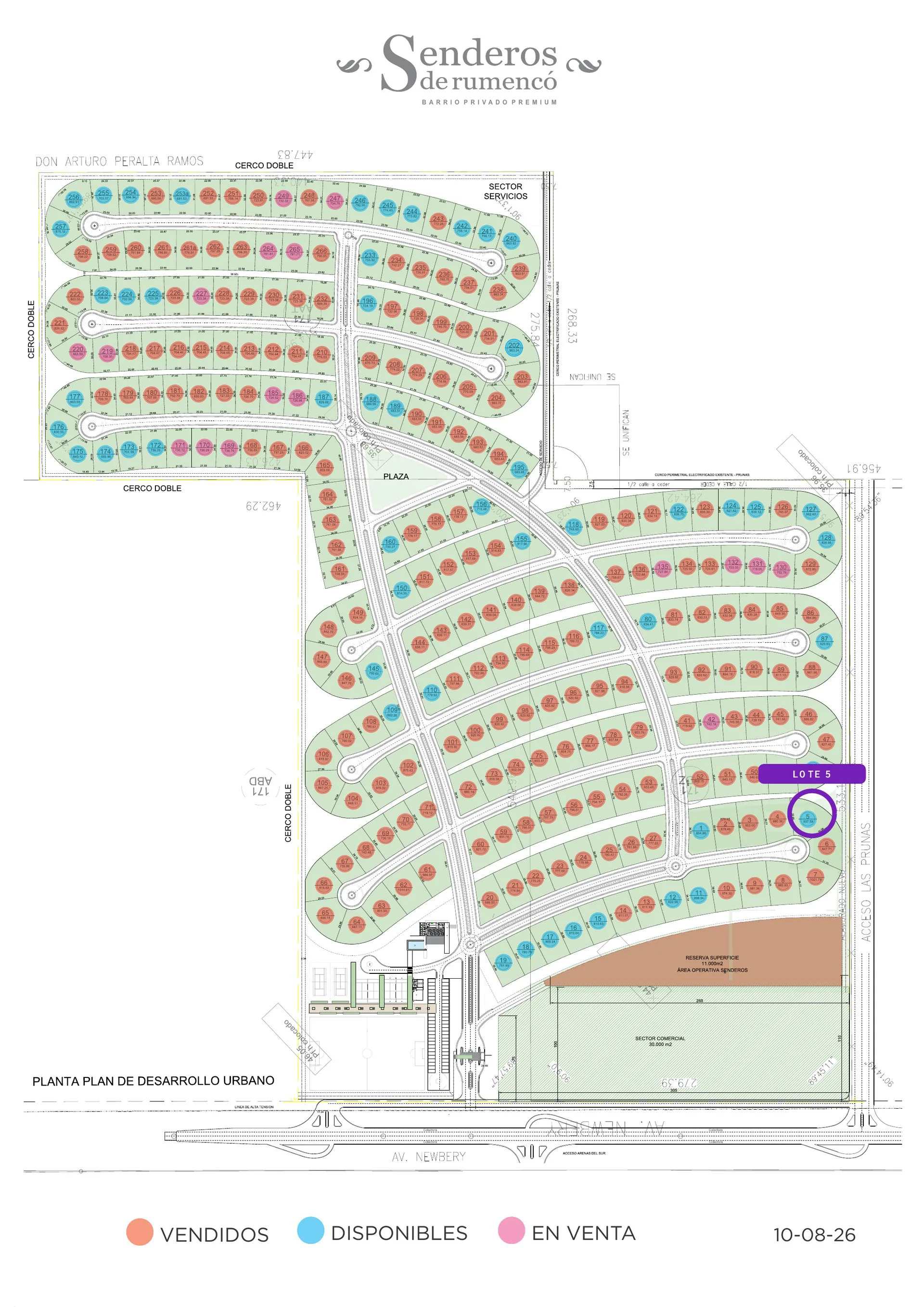 VENTA LOTE 937 m² SENDEROS DE RUMENCO foto 2