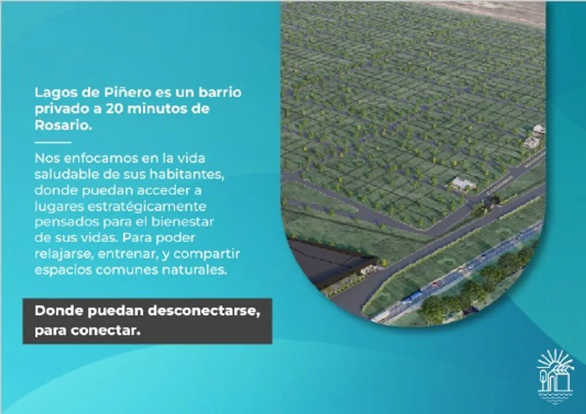 LOTE EN VENTA LAGOS DE PIÑERO 360m2 + CUOTAS foto 3